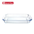 Customized 3pcs High Borosilicate Glass Bakeware Tray